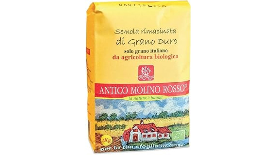 Semola  rimacinata Antico Molino Rosso