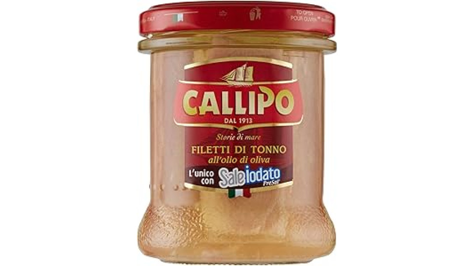 Callipo Tonno Sottolio Vasetto Di Vetro 1ct 170gr Rp