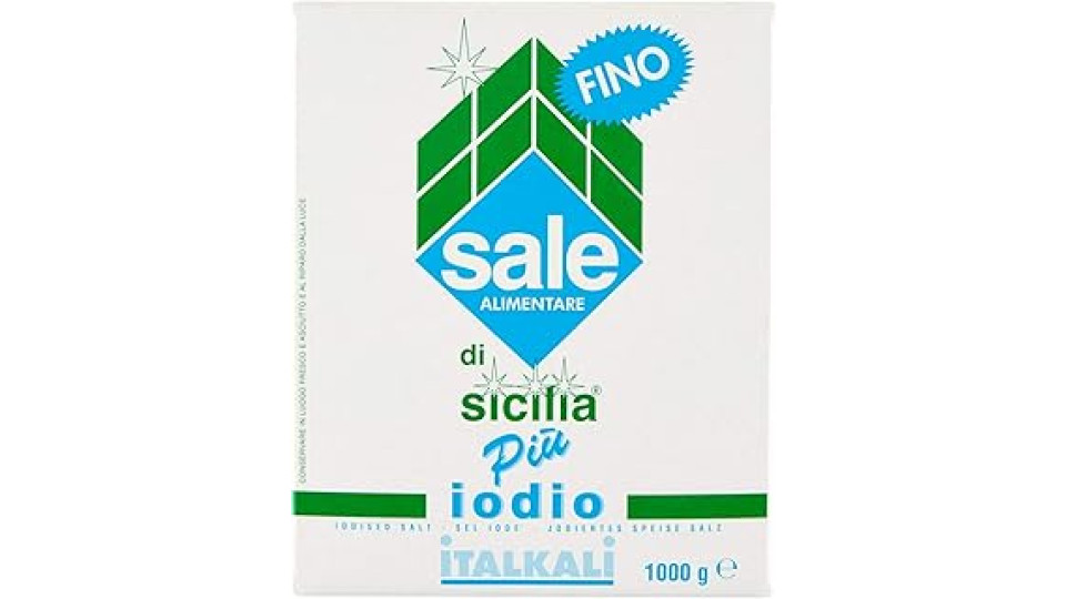 Sale di Sicilia Più iodio fino