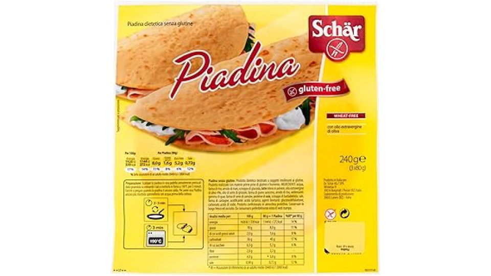 Piadina 3 x 80 g