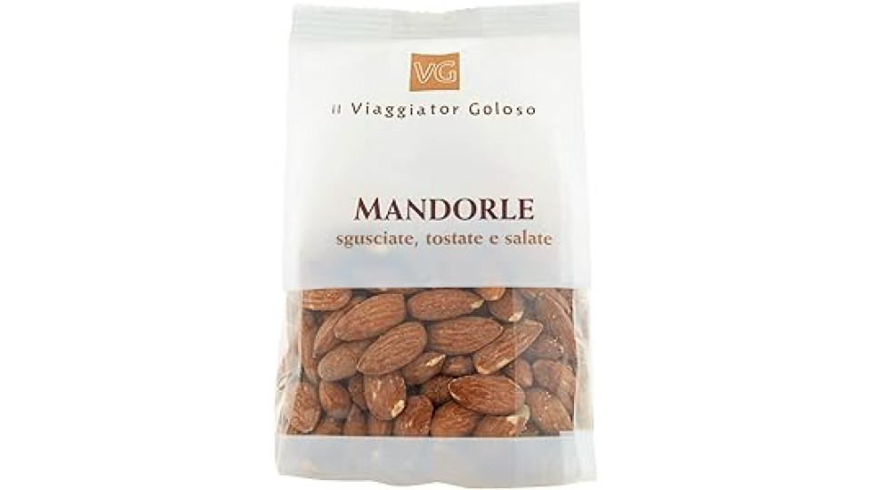 il Viaggiator Goloso Mandorle Sgusciate Tostate Salate 250g