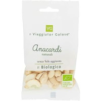 ANACARDI NATURALI Senza Sale Aggiunto il Viaggiator Goloso il Biologico 30g