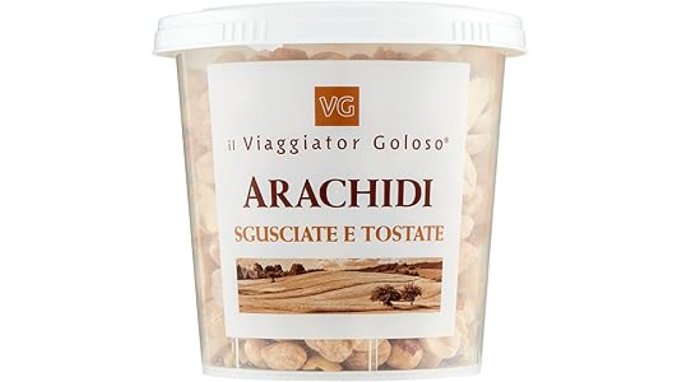 il Viaggiator Goloso Arachidi Tostate Non Salate 200g