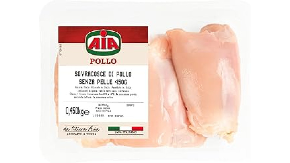 AIA Sovracosce di Pollo senza Pelle 450 gr
