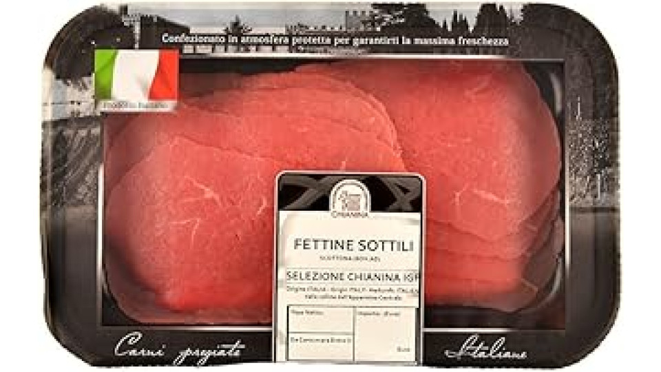 LA CHIANINA - Fettine sottili di Scottona Chianina IGP - 150g