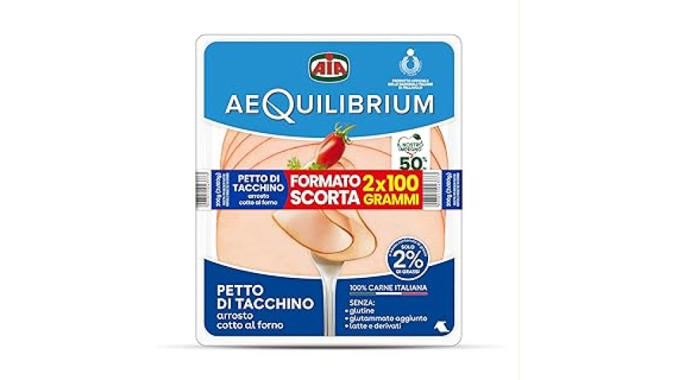 PETTO DI TACCHINO AL FORNO AEQUILIBRIUM BIPACK