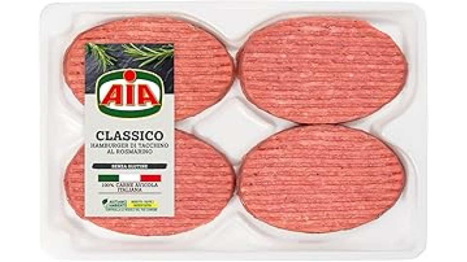 AIA 4 Hamburger di Tacchino  400 g