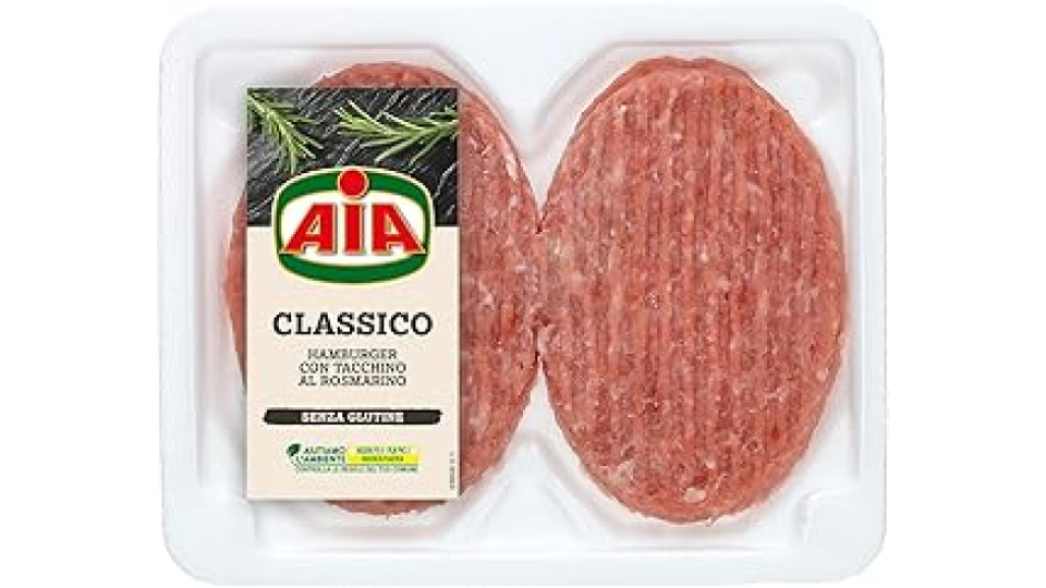 AIA Hamburger di Tacchino con Rosmarino 200g