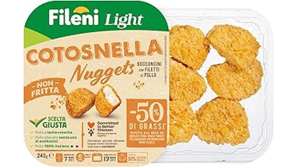 Fileni cotosnella bocconcini con filetti di pollo allevato senza uso di antibiotici