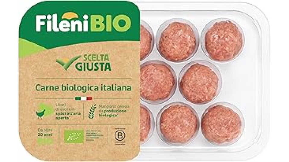 Fileni BIO Polpette Pollo e Tacchino Bio - 240 g