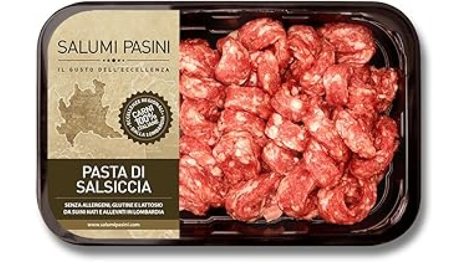 Salumi Pasini® Pasta di Salsiccia dalla Lombardia 300g