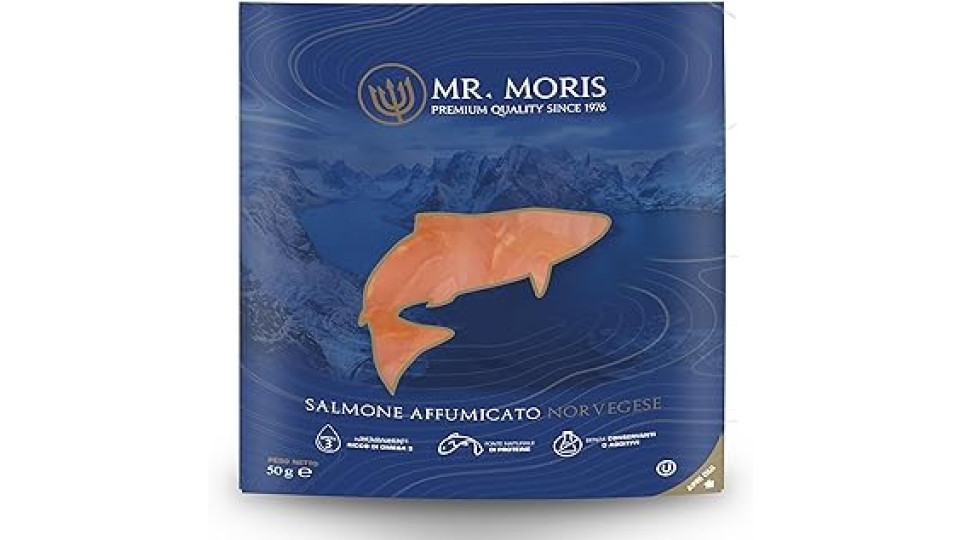 Salmone Norvegese Affumicato Mr. Moris® Kosher 50g