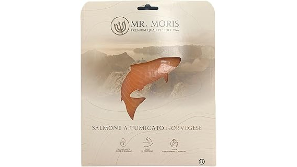 Salmone Norvegese Affumicato Premium Mr. Moris® Kosher 200g