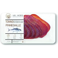 Tonno Pinnegialle Affumicato Premium Mr. Moris® | Affumicato in Italia | Vaschetta ATM 100g