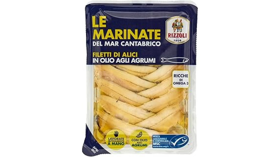 Filetti di Alici Le Marinate Mar Cantabrico 80g