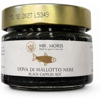 Uova di Mallotto Capelin Nere Succedaneo del Caviale Mr. Moris® 100g