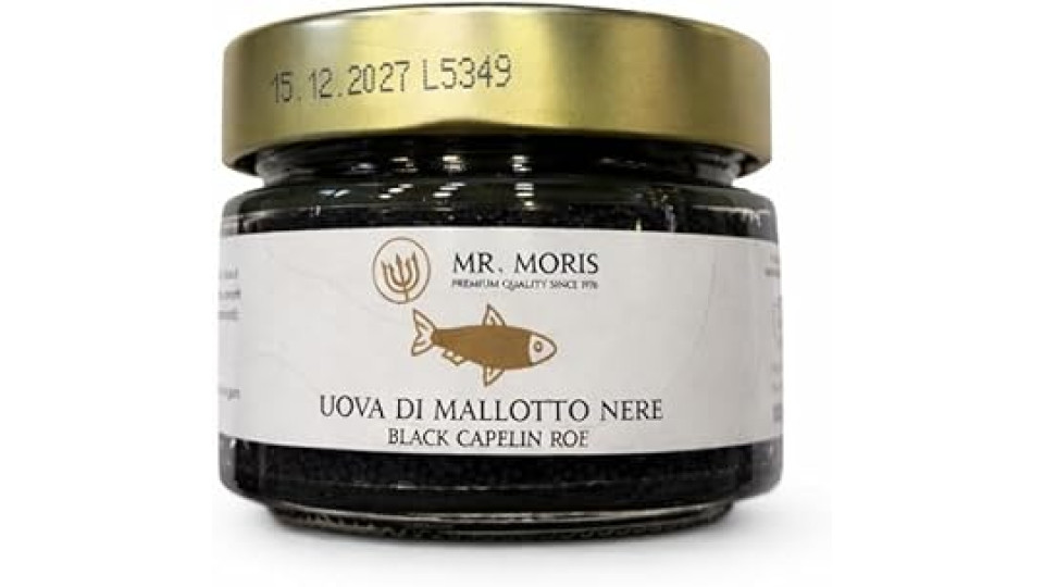 Uova di Mallotto Capelin Nere Succedaneo del Caviale Mr. Moris® 100g
