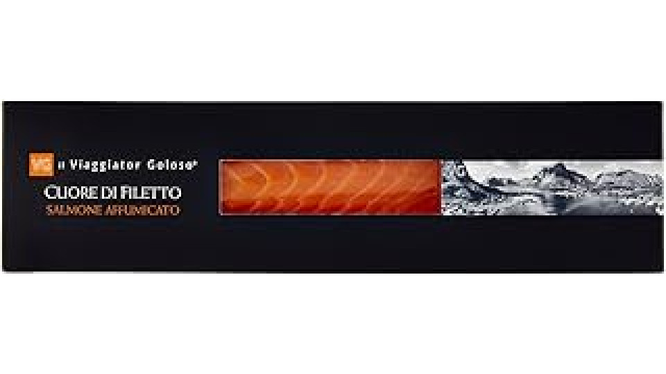 il Viaggiator Goloso Cuore di Filetto Salmone Affumicato 150g