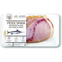Pesce Spada Affumicato Premium Mr. Moris® | Affumicato in Italia | Vaschetta ATM 100g