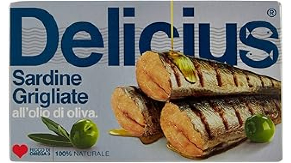 Delicius Sardine Grigliate In Olio Di Oliva 90g