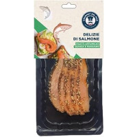 Salmone Norvegese Affumicato Taglio Sashimi Premium con Quinoa e Papavero Mr. Moris® 100g
