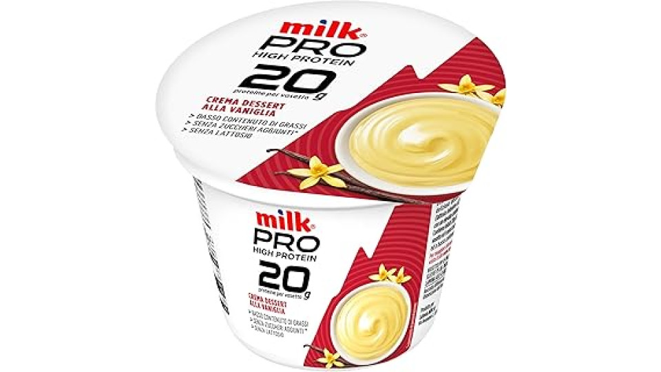 Milk Dessert alla Vaniglia Milk PRO