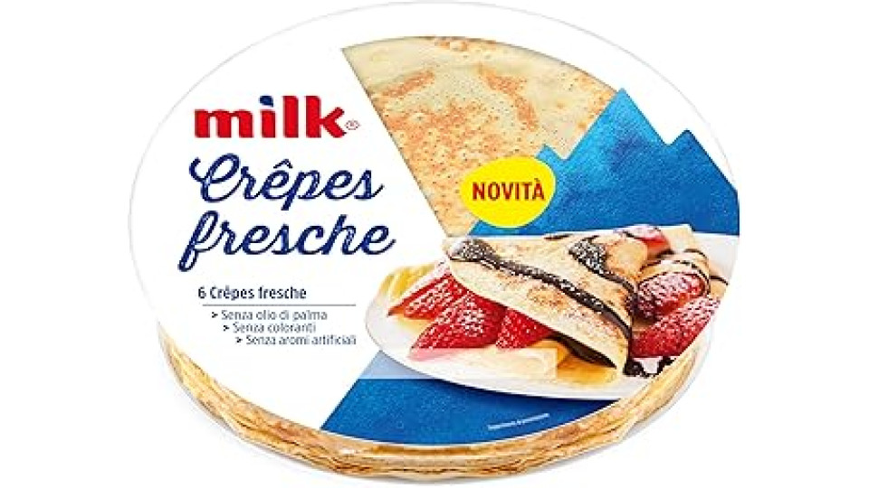 Milk Crepes Fresche Pronte da Gustare Dolci o Salate - Solo da Riscaldare