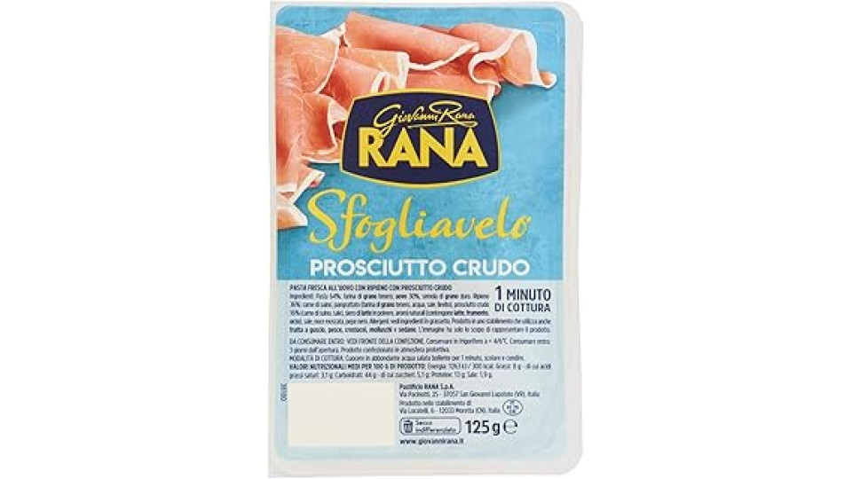 Giovanni Rana Sfogliavelo Crudo 125g