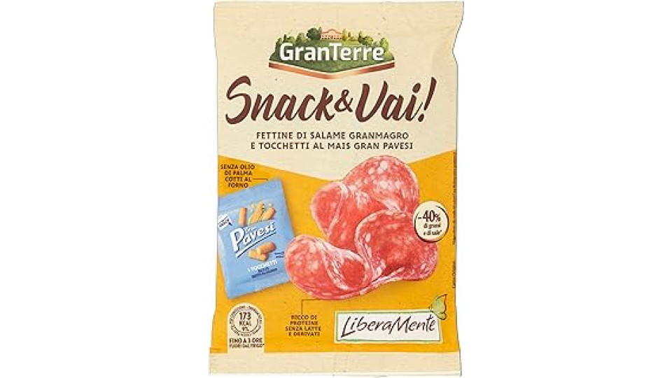 Casa Modena Liberamente Snack&Vai Salame e Tocchetti Mais 50g