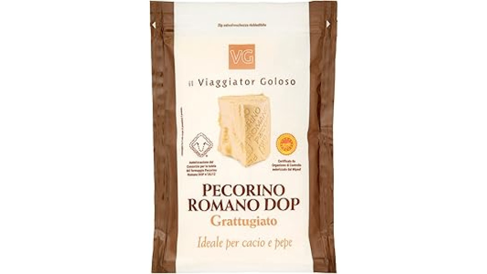 Il Viaggiator Goloso Pecorino Romano DOP Grattugiato 100g