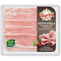 Negroni Cotto Stella Prosciutto Cotto Alta Qualità 110g
