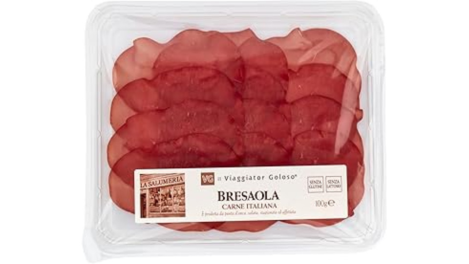 il Viaggiator Goloso Bresaola con Carne Italiana 100g