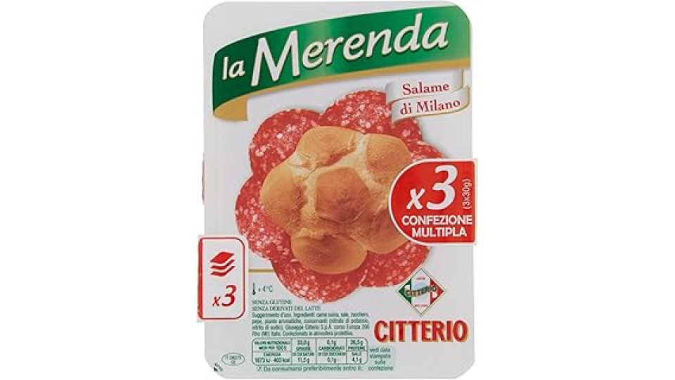 Citterio Merenda Salame di Milano 90g