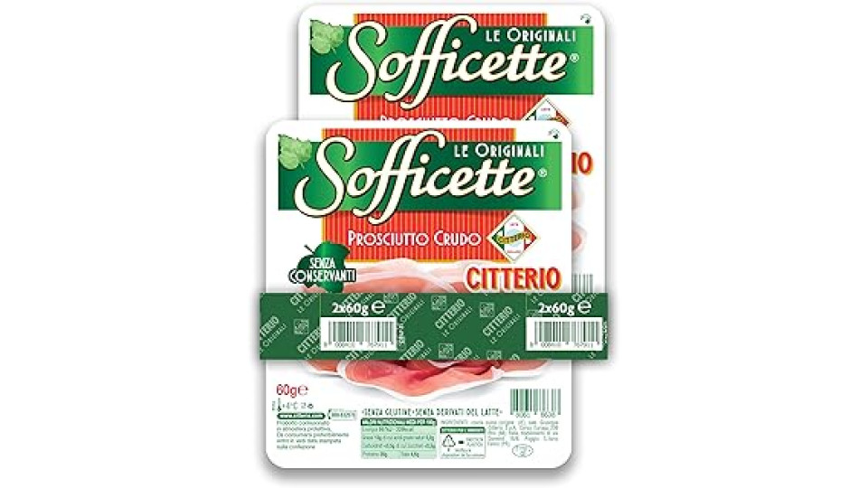 Citterio Sofficette - Prosciutto Crudo Bi-Pack 2x 60g