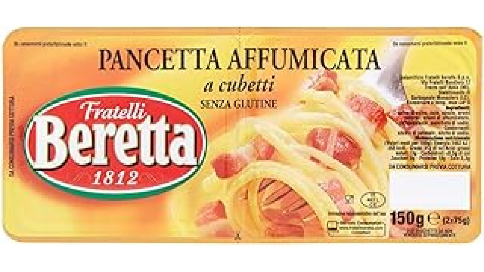 Fratelli Beretta - Pancetta affumicata a cubetti 150g