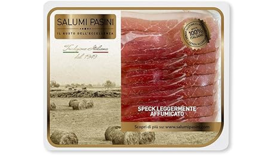 Salumi Pasini® Speck Leggermente Affumicato 100g