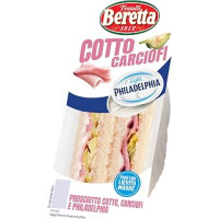 Fratelli Beretta Tramezzino Leggero: Prosciutto Cotto e Carciofi, 130g