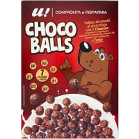 U! Confronta & Risparmia Cereali Choco Balls, 375g