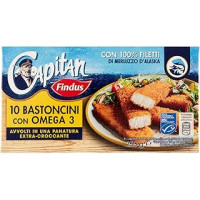 Findus Capitan 10 Bastoncini con Omega 3, 250 g (Surgelato)