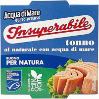 Tonno Insuperabile al Naturale con Acqua di Mare 130g