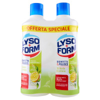 Lysoform Disinfetta & Pulisce Tè Verde & Limone 2 x 1100 ml
