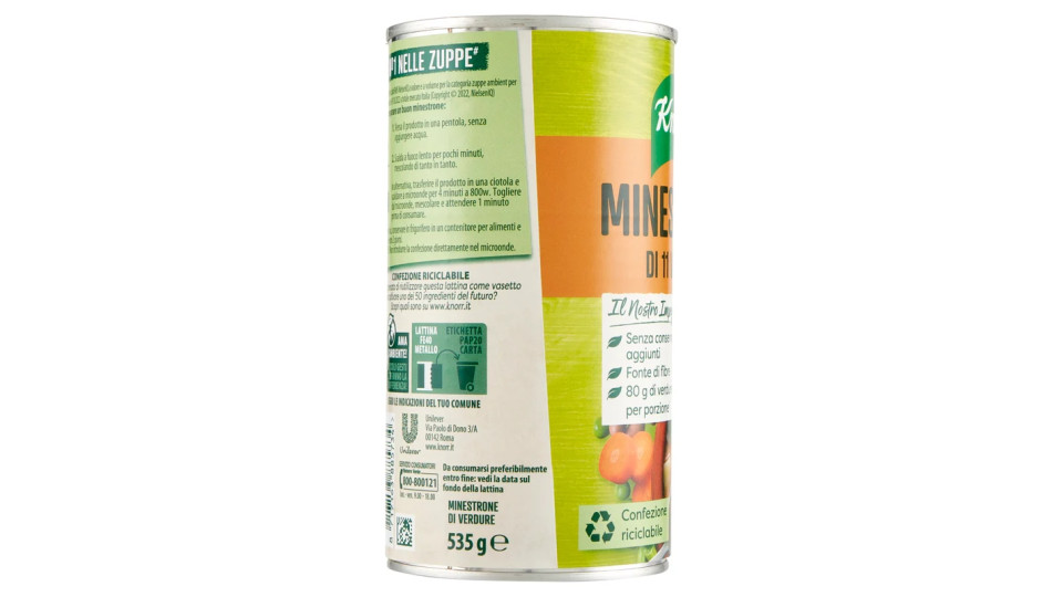 Knorr - Minestrone, di 11 verdure selezionate