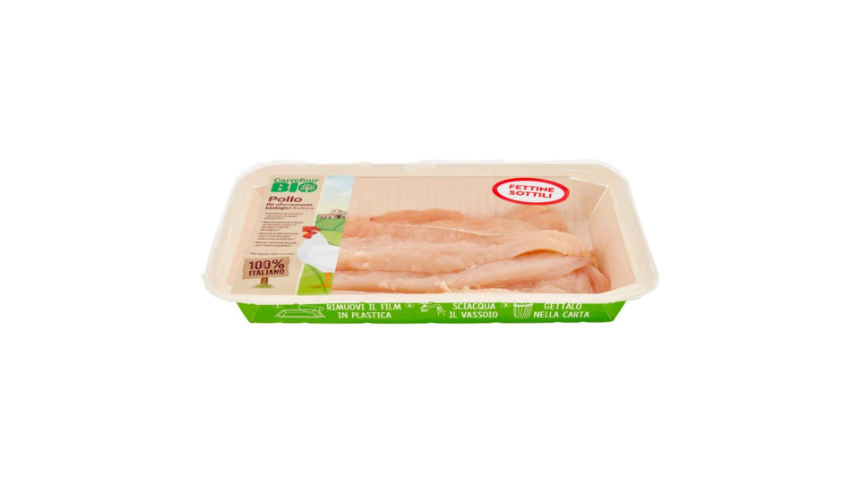 FETTINE SOTTILI DI PETTO DI POLLO, 150-200g