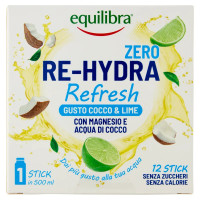 equilibra Re-Hydra Zero Energy Gusto Cocco & Lime 12 Stick 24 g