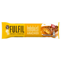 Fulfil Protein and Vitamin Bar barretta proteica Cioccolato al Latte, Caramello & Arachidi 55g