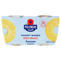 Polenghi Lombardo Yogurt Magro Zero Grassi Ananas in pezzi 2 x 125 g