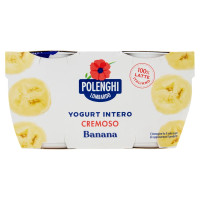 Polenghi Lombardo Yogurt Intero Cremoso Banana 2 x 125 g