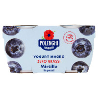 Polenghi Lombardo Yogurt Magro Zero Grassi Mirtillo in pezzi 2 x 125 g