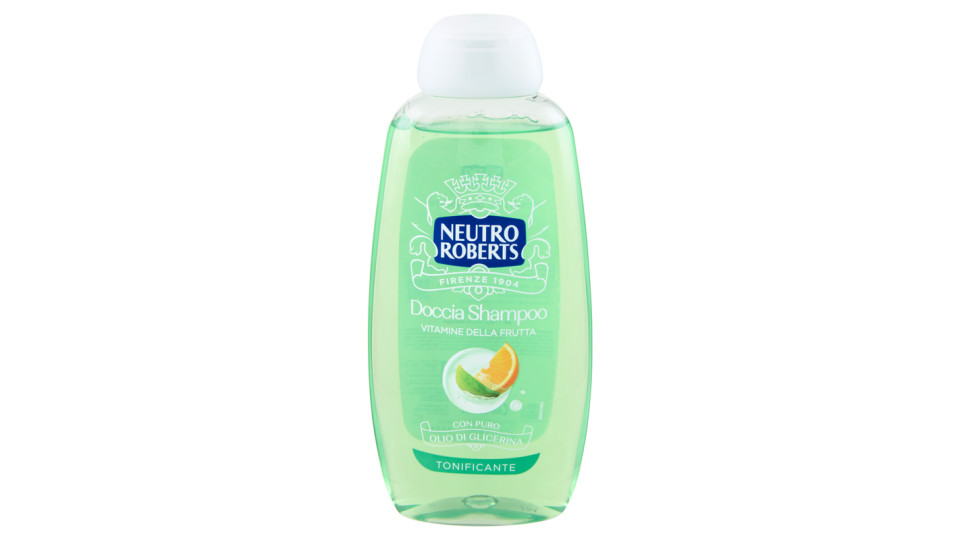Neutro Roberts - Shampoo Doccia, Protezione Attiva, Con Vitamine Della Frutta, Protettivo E Tonificante - 