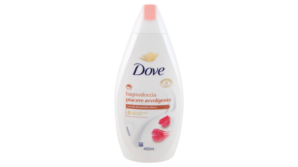 Dove Bagnodoccia Piacere Avvolgente Crema di Mandorla e Fiori di ibisco 